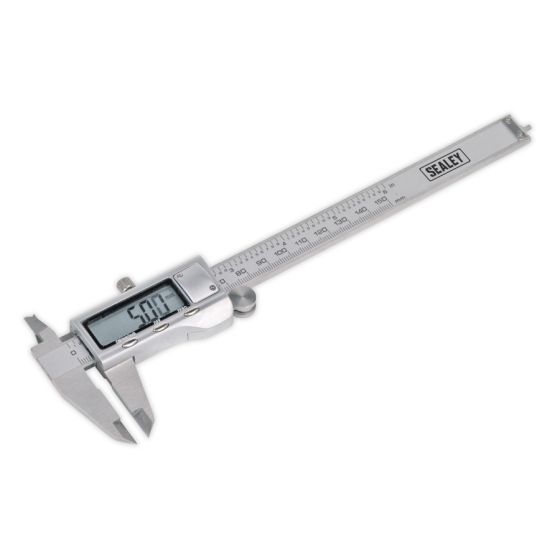 Digital Vernier Caliper 0-150mm(0-6") Stainless Steel Sealey Part No. AK9621EV