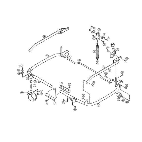 Frame for Stihl/ Viking AME 842 HD Ride on Mowers