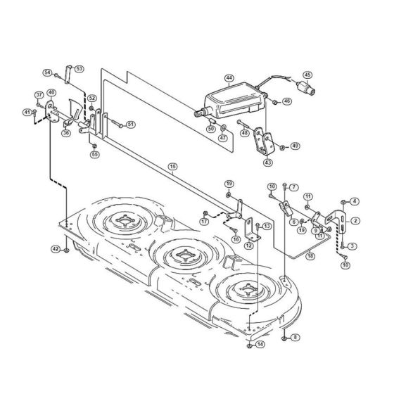 Height Adjustment (Electrical) for Stihl/ Viking AME 848 Ride on Mowers