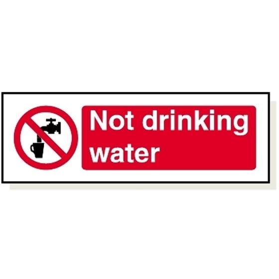 Not Drinking Water S/Adhesive