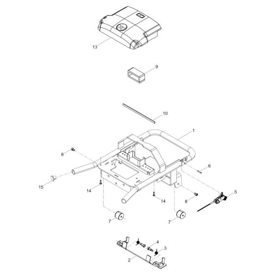 Frame Assembly for Wacker AP1850we