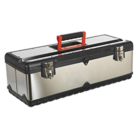 Stainless Steel Toolbox 660mm with Tote Tray Sealey Part No. AP660S