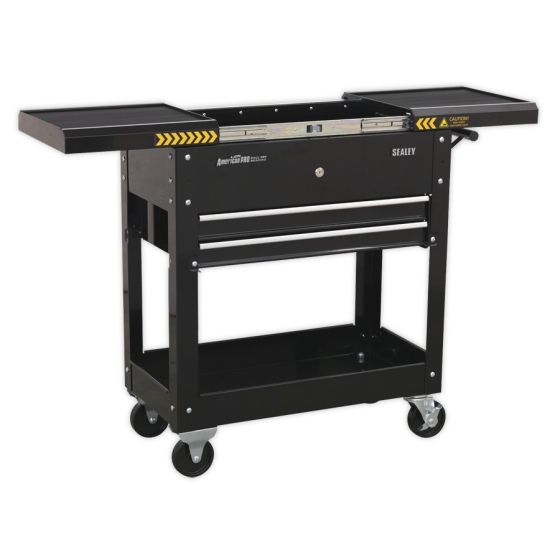 Mobile Tool & Parts Trolley - Black Sealey Part No. AP705MB