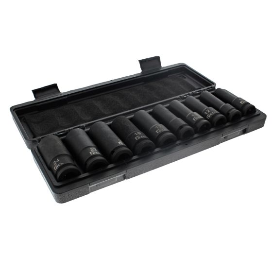 PCL 10 Piece D/Impact Socket Set, 1/2" Drive - APA11