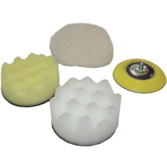 PCL Buffing Accessory Pack 75mm (3") Dia. for Mini Sander - APA92