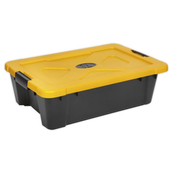 Composite Stackable Storage Box with Lid 27ltr Sealey Part No. APB27