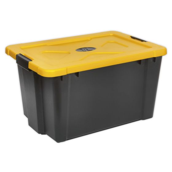 Composite Stackable Storage Box with Lid 54ltr Sealey Part No. APB54