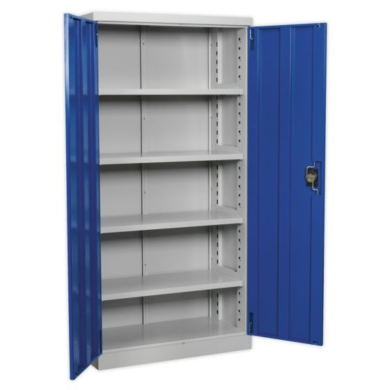 Industrial Cabinet 4 Shelf 1800mm Sealey Part No. APICCOMBOF4