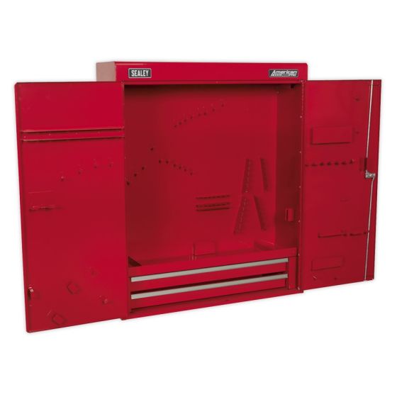 Wall Mounting Tool Cabinet with 2 Drawers Sealey Part No. APW750