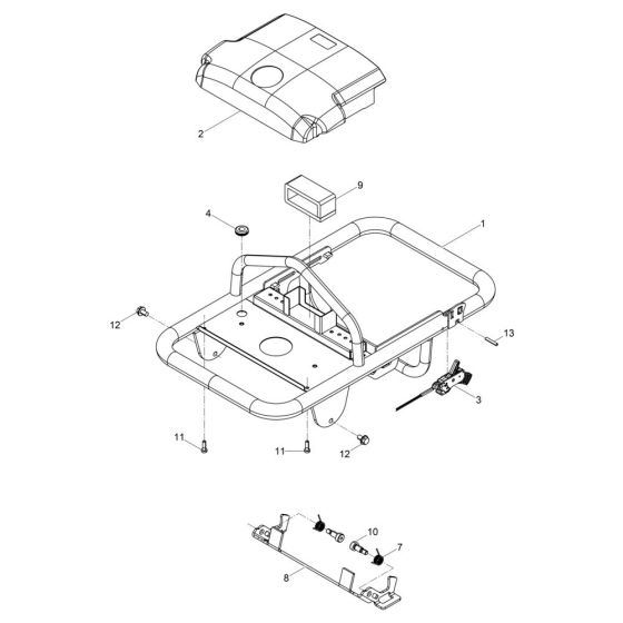 Frame Assembly for Wacker AS30e