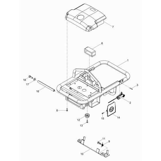 Frame Assembly for Wacker AS50e