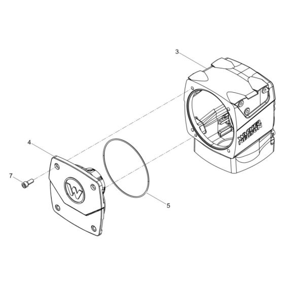 Crankcase Assembly for Wacker AS50e