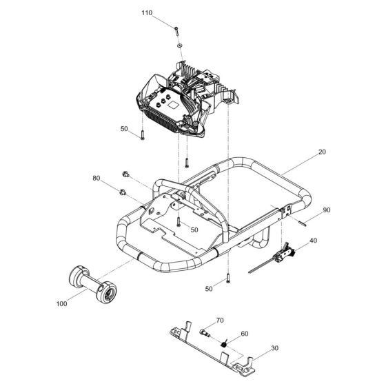 Frame Assembly for Wacker AS68e