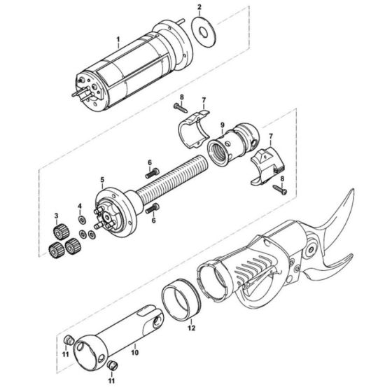 Electric Motor for Stihl ASA 85
