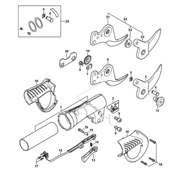 Handle Housing for Stihl ASA 85