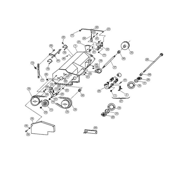 Blade Drive  for Stihl/ Viking AMM 436 Ride on Mowers