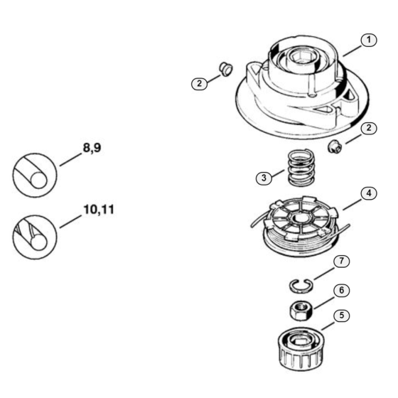 Stihl AutoCut 11-2 Mowing Head Assembly