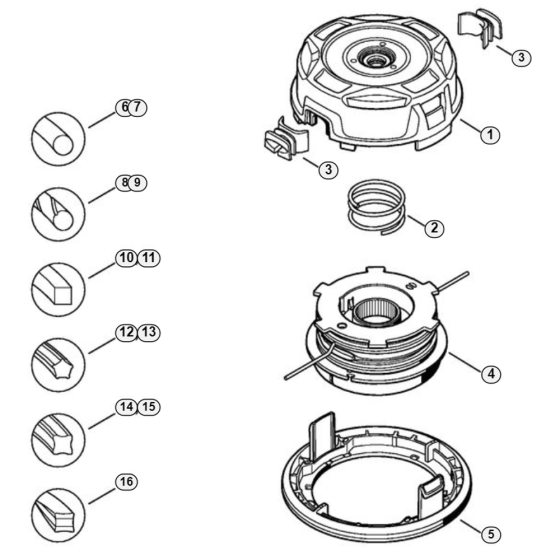 Stihl AutoCut C 26-2 Mowing Head Assembly