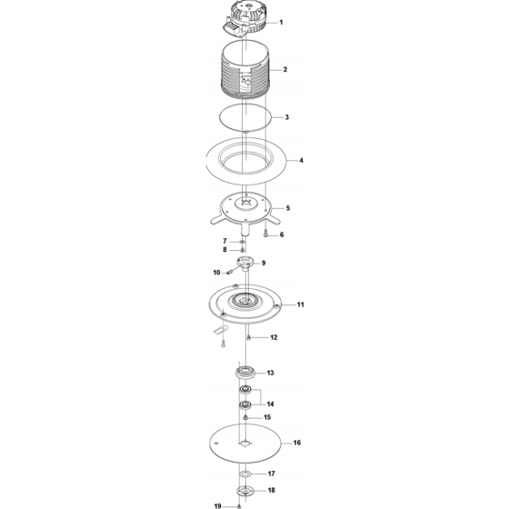 Blade Motor and Cutting Equipment Assembly for Husqvarna Automower 230 ACX