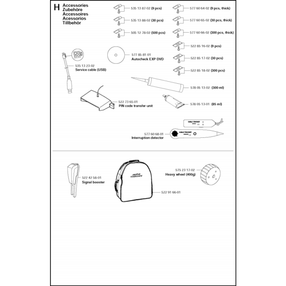 Accessories Assembly for Husqvarna Automower 260 ACX