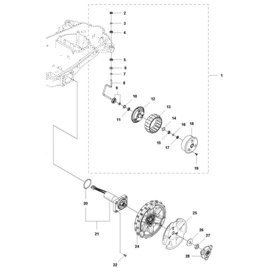 Wheel and Tyres for Automower