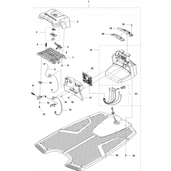 Charging Station Assembly for Husqvarna Automower 430X