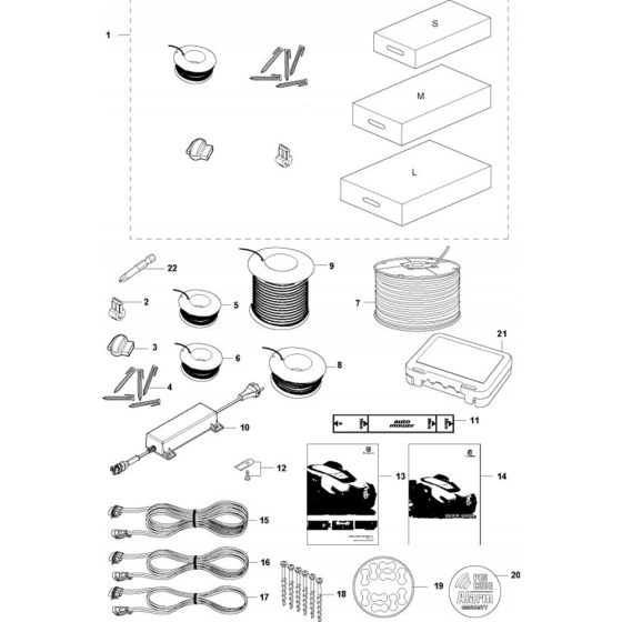 Installation Accessories Assembly for Husqvarna Automower 440