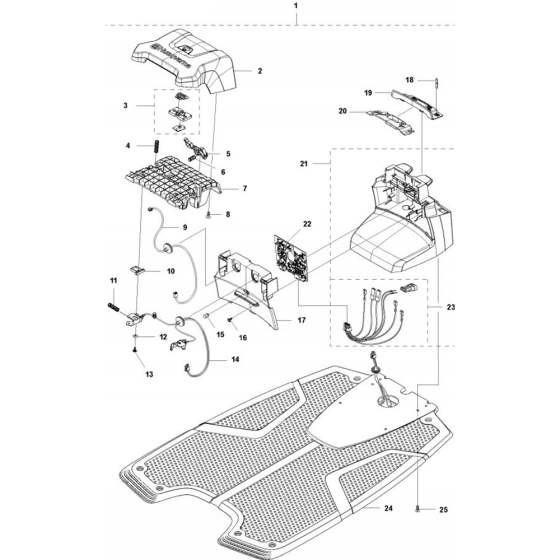 Charging Station Assembly for Husqvarna Automower 550