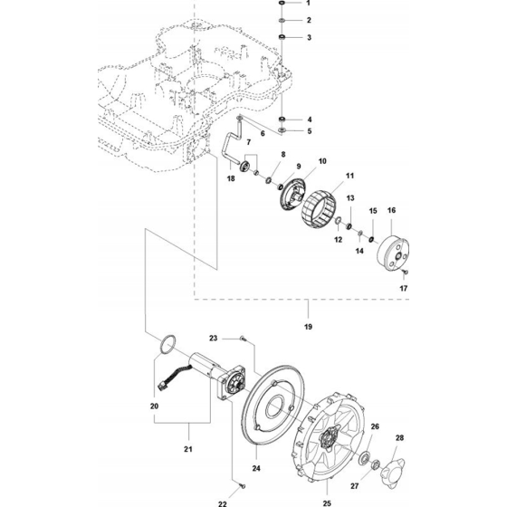 Wheels & Tires Assembly for Husqvarna Automower 550