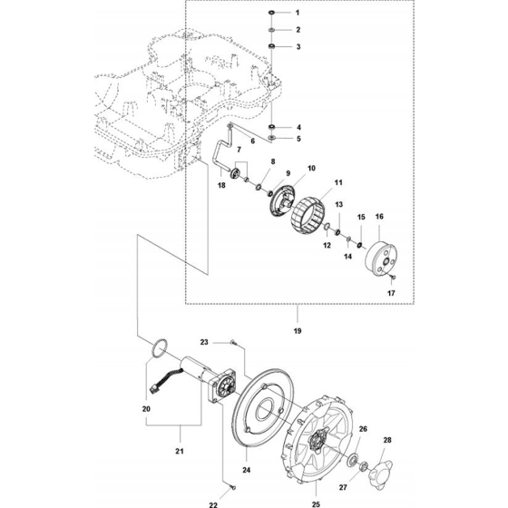 Wheels & Tires Assembly for Husqvarna Automower 550H