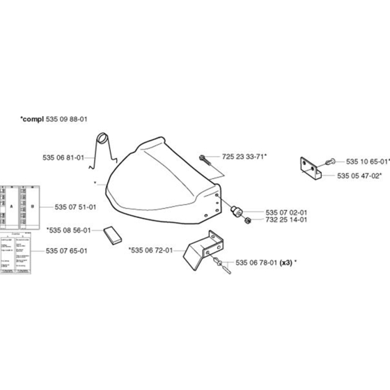 Cover, Rear Assembly for Husqvarna Automower G1 (1998-2003)