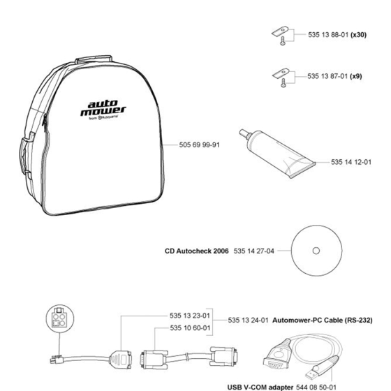 Accessories Assembly for Husqvarna Automower G2 (2003-2006)