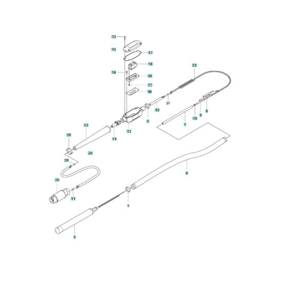 Husqvarna AX 40 Poker Assembly