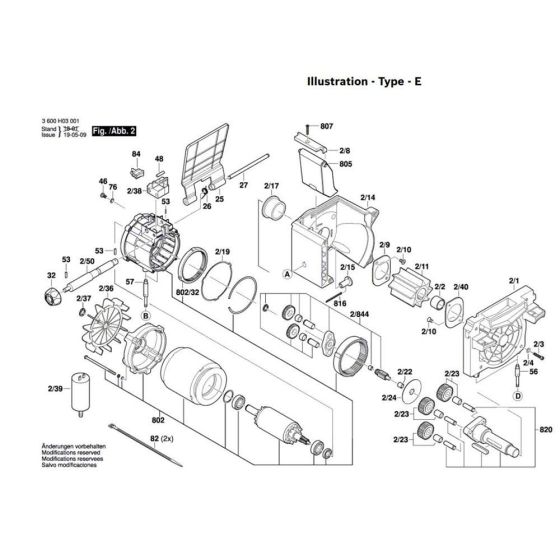 Quiet Shredder Assembly for Bosch AXT 25 D