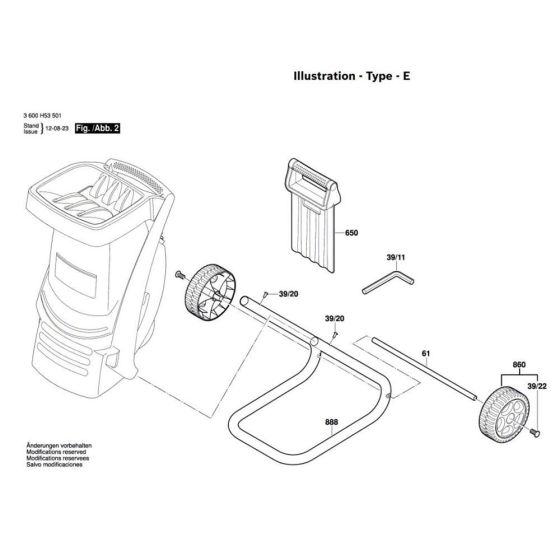 Rapid Shredder Assembly for Bosch AXT Rapid 2200