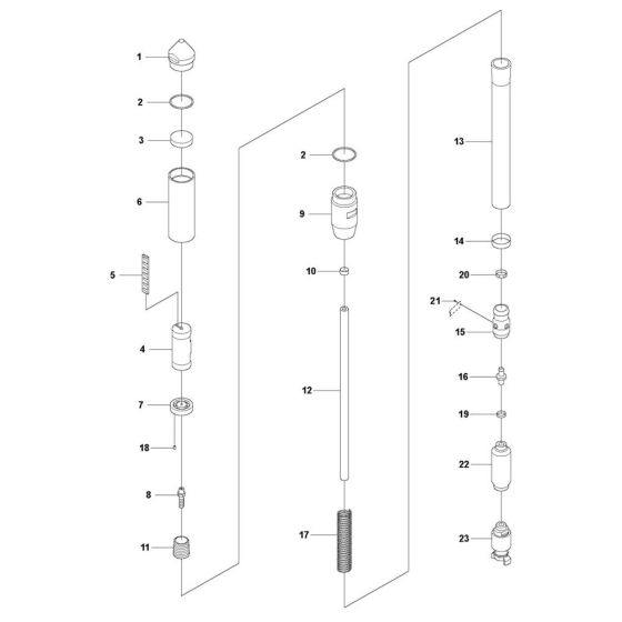 Husqvarna AY 107 Poker Assembly