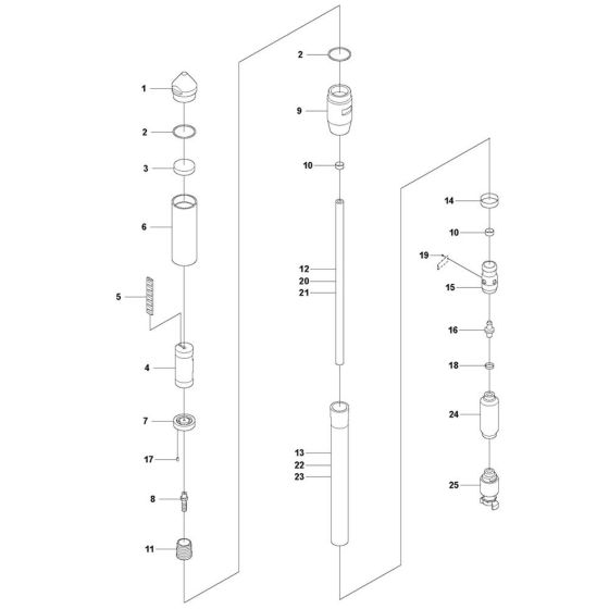 Husqvarna AY 67 Poker Assembly