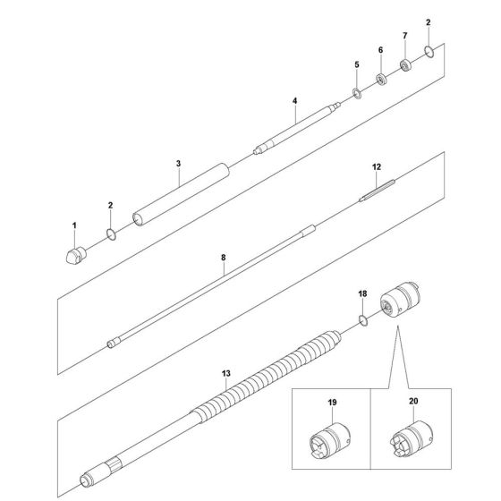 Husqvarna AZ 36 Poker Assembly
