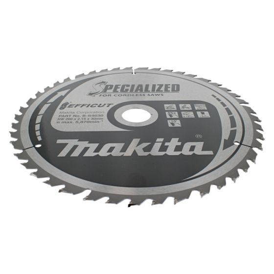 Efficut Tct Saw Blade 230x30x45t for Makita DLS111 Mitre Saws - B-64624