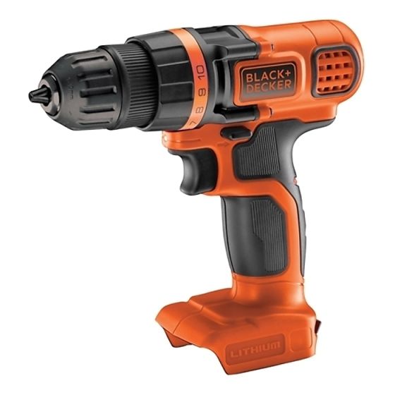 BDCDD18N Drill Driver 18 Volt Bare Unit by Black & Decker - BDCDD18N-XJ