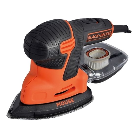 KA2500K-GB Compact Mouse Sander 120 Watt 240 Volt by Black & Decker - KA2500K-GB