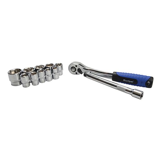 Socket Set of 12 Metric 3/8in Drive by BlueSpot - 1502