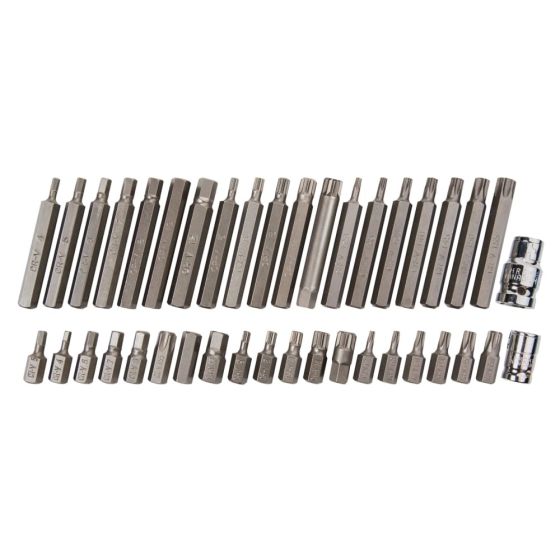 BlueSpot Mixed Hex Spline & TORX Bit Set 40 Piece