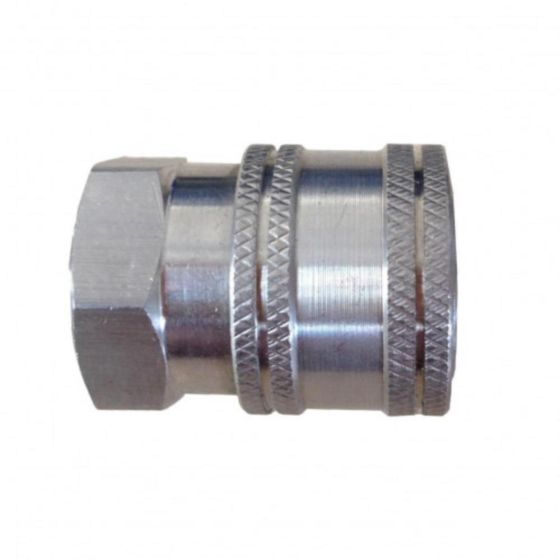 Msq Stainless Steel H.P Qr Female Coupling 3/8f - V-TUF Pressure Washer Parts - B14.9190SS
