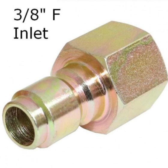 Msq Duraklix H.P Qr Male Plug 3/8"F - B14.9191 - V-TUF Pressure Washer Parts - B14.9191