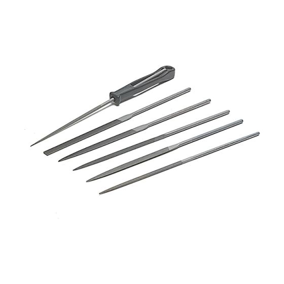 Needle Set of 6 Cut 2 Smooth 2-470-16-2-0 160mm (6.2in) by Bahco - 2-470-16-2-0