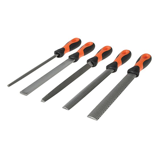 File Set 5 Piece 1-477-08-2-2 200mm (8in) by Bahco - 1-477-08-2-2