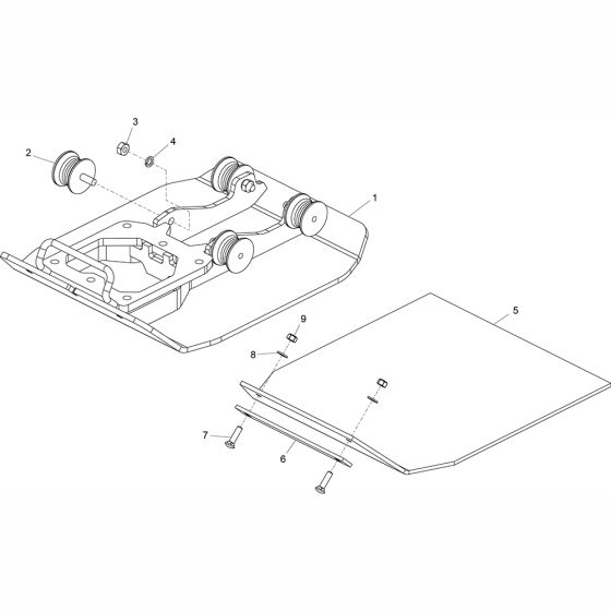 Baseplate Assembly for Belle PCLX1240E