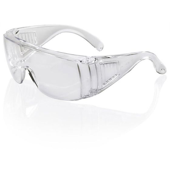 Boston Visitor Spectacles c/w Ventilated Side Arms EN166 Class:1 F Clear