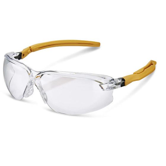 H10 Safety Spectacles Polycarbonate Lens Anti-Fog Ergo Temple Fit Clear